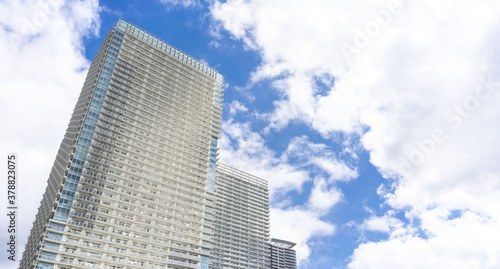 Tokyo gulf Tower apartment  Panorama High resolution photo photo