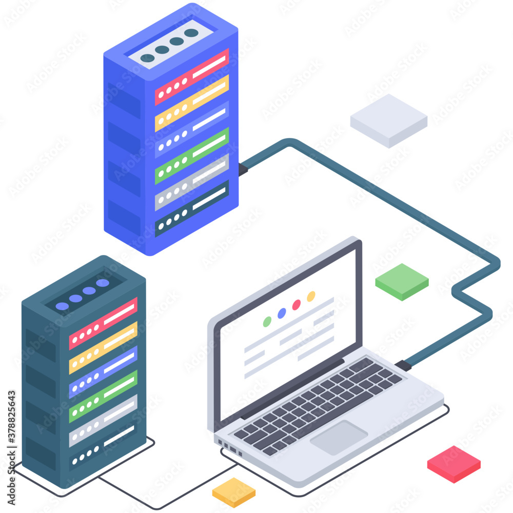 Database technology illustration in isometric vector
Database technology illustration in isometric vector