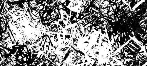 Dirty grunge background. The monochrome texture is old. Vintage worn pattern. The surface is covered with scratches.	

