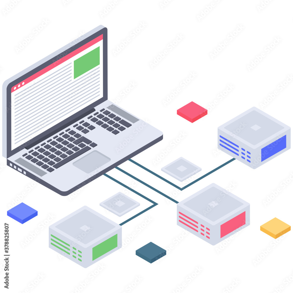 Data statistics vector of isometric illustration
Data statistics vector of isometric illustration