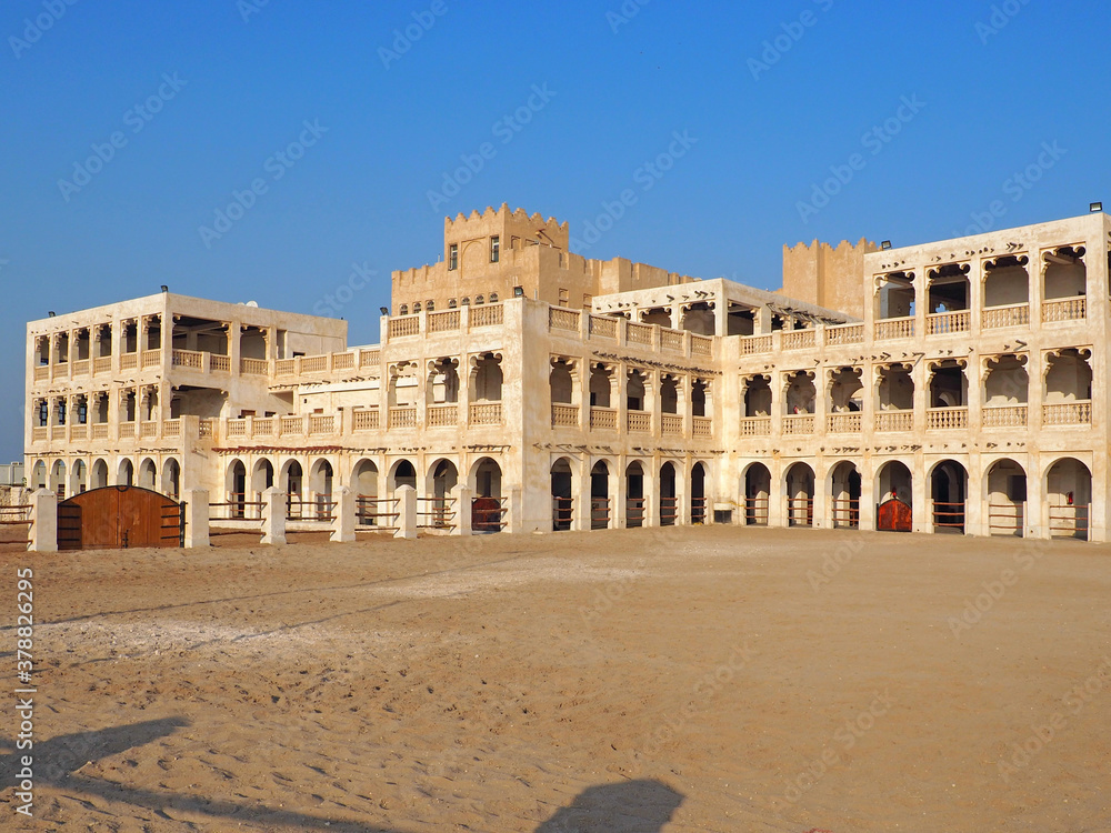 Horse stables in Doha, Qatar