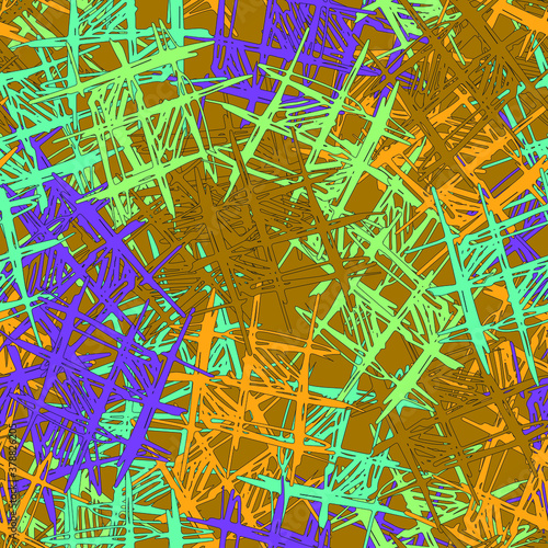 Dirty grunge background. The monochrome texture is old. Vintage worn pattern. The surface is covered with scratches.	
