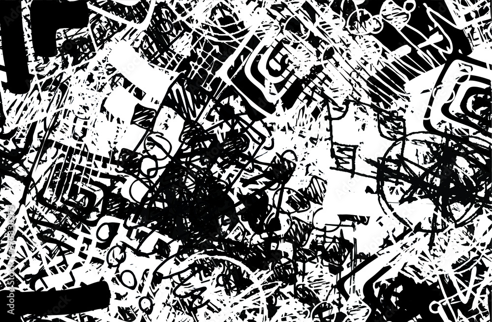 Grunge background of a chaotic pattern Grunge background of a chaotic pattern