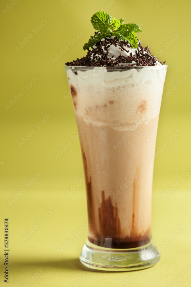 Closeup of an cold coffee Closeup of an cold coffee