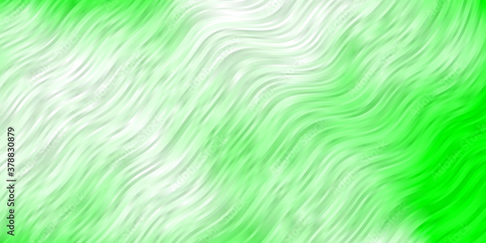 Light Green vector background with bows. Bright sample with colorful bent lines, shapes. Template for your UI design. Light Green vector background with bows. Bright sample with colorful bent lines, shapes. Template for your UI design.