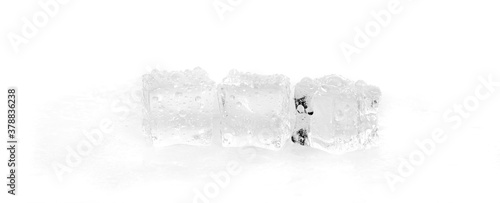 ice isolated on white background