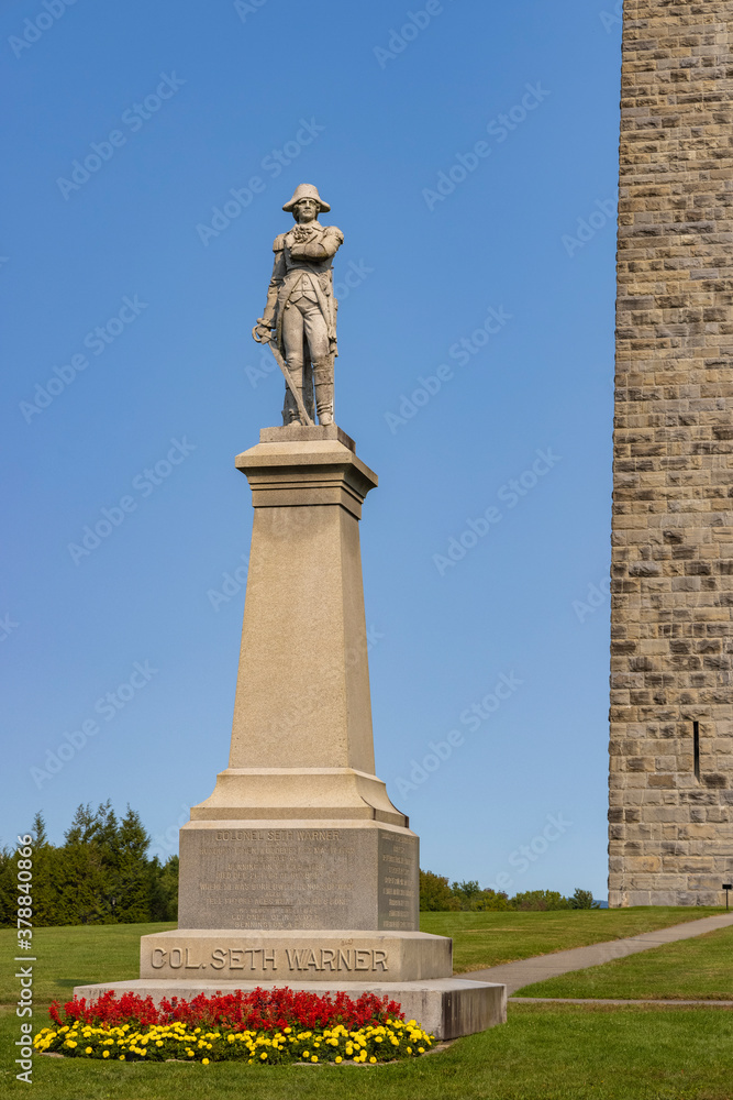 Obraz premium Statue at Bennington Memorial