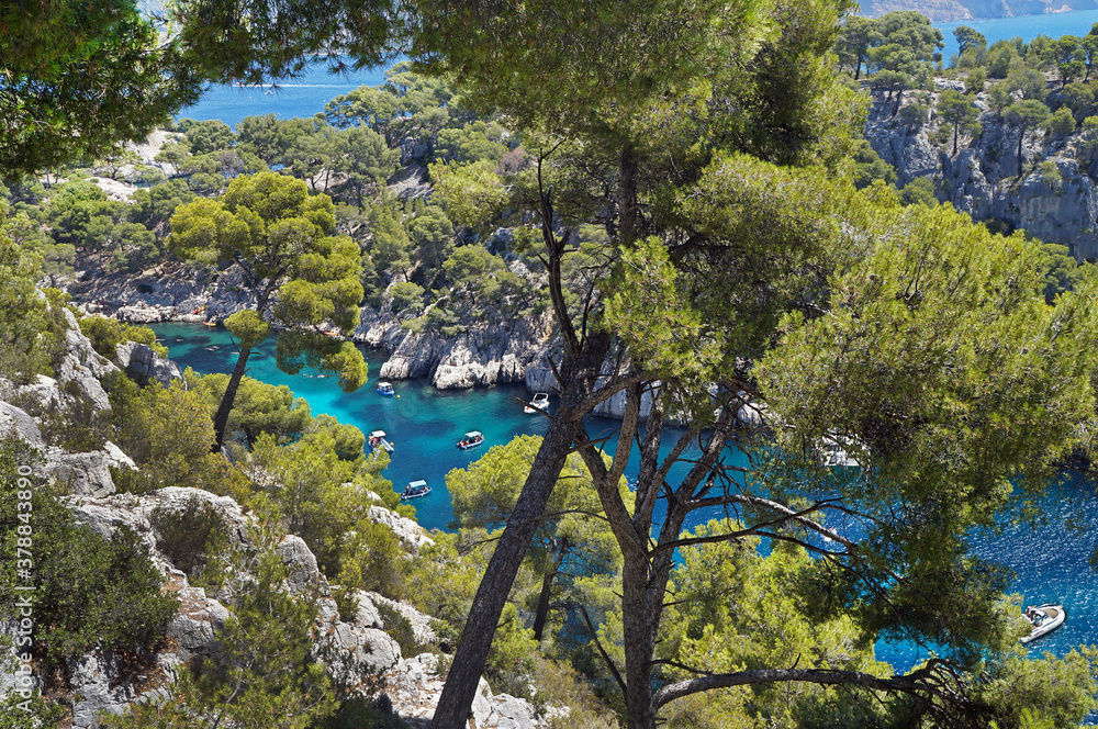  Water recreation in the Calanques National Park, France