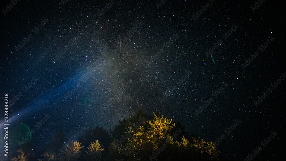 Milky Way at night