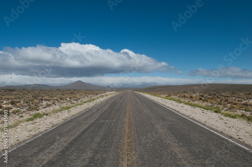 Road passing through a landscape, Patagonia, Argentina