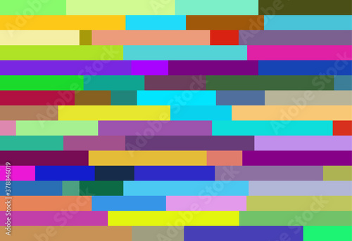 Nested colorful and different sized  rectangles vector background