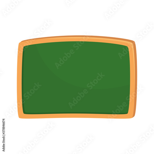 School green board design, Education class lesson and knowledge theme Vector illustration