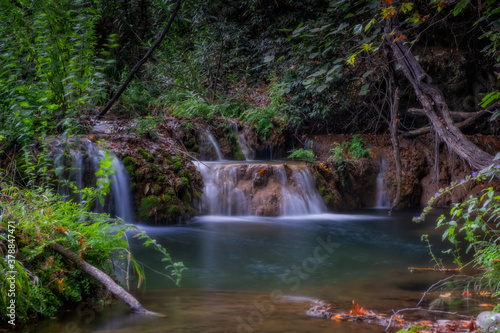 Magical Kursunlu Waterfalls in Antalya  Turkey. Kursunlu selalesi. July 2020  long exposure.
