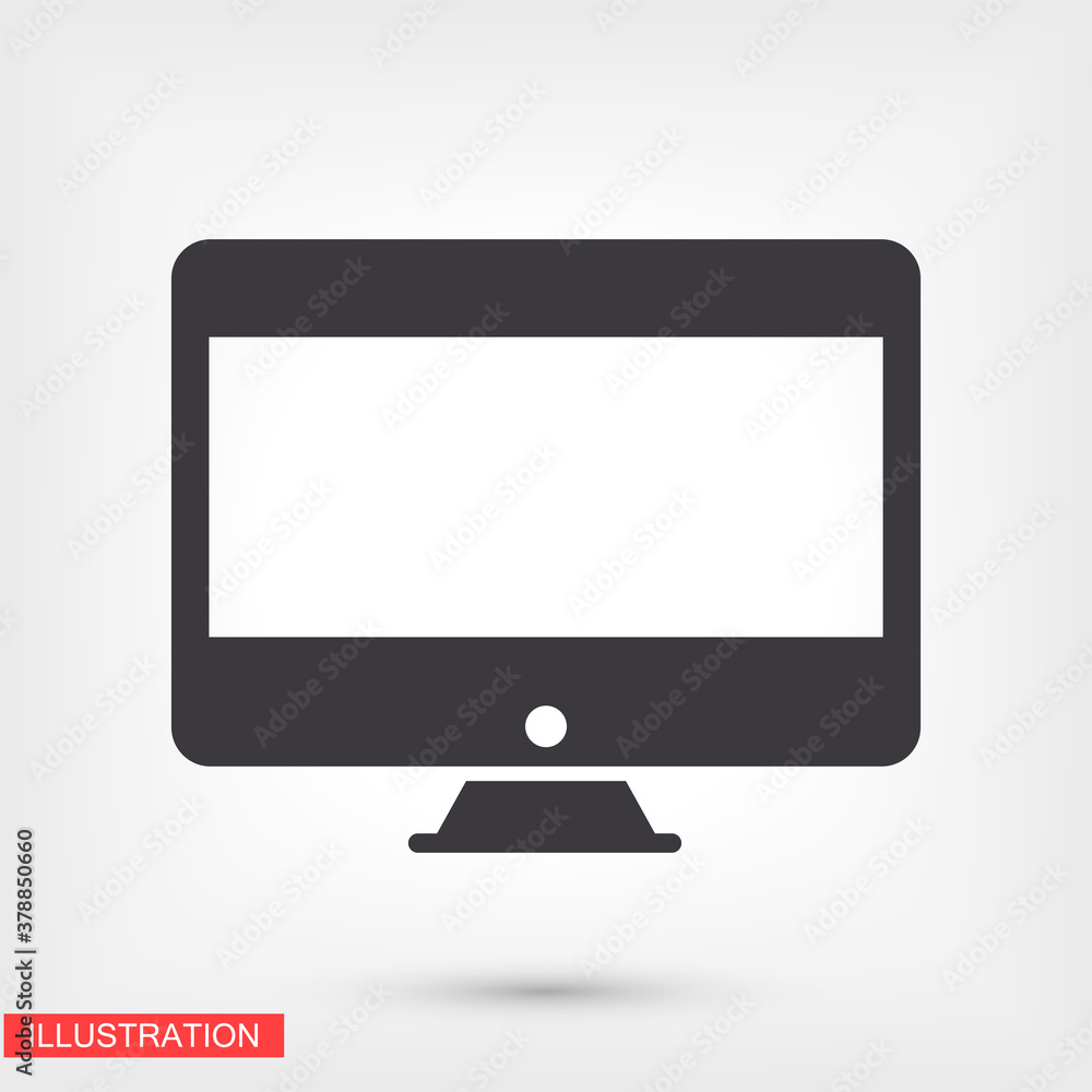 monitor icon, Vector Eps 10 . Lorem Ipsum Design Flat monitor icon, Vector Eps 10 . Lorem Ipsum Design Flat