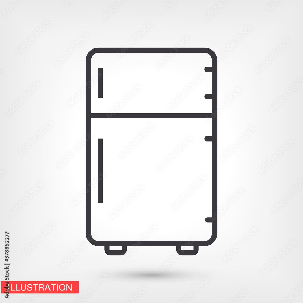 Fridge icon. Vector Eps 10 . Lorem Ipsum Flat Design Fridge icon. Vector Eps 10 . Lorem Ipsum Flat Design
