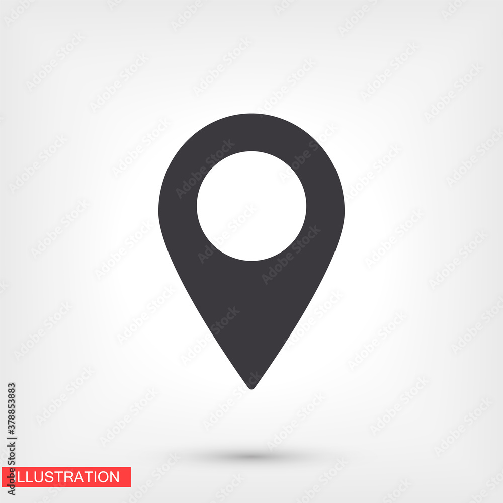 Map pointer flat icon. Vector Eps 10 navigation search engine Design Flat Map pointer flat icon. Vector Eps 10 navigation search engine Design Flat