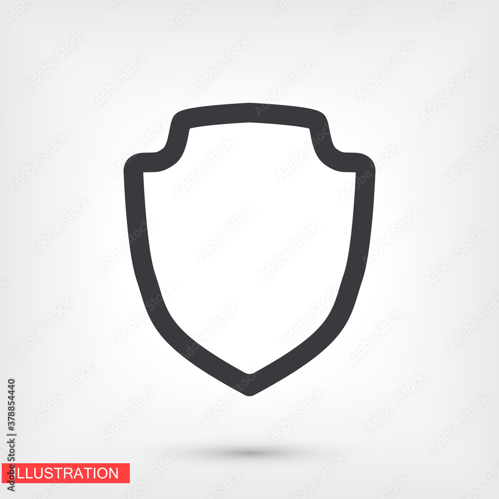 Outline shield line icon isolated on beautiful background. shield icon for website design, mobile app, logo, user interface. Editable stroke. Vector shield illustrator. EPS 10 Shield Line Outline shield line icon isolated on beautiful background. shield icon for website design, mobile app, logo, user interface. Editable stroke. Vector shield illustrator. EPS 10 Shield Line