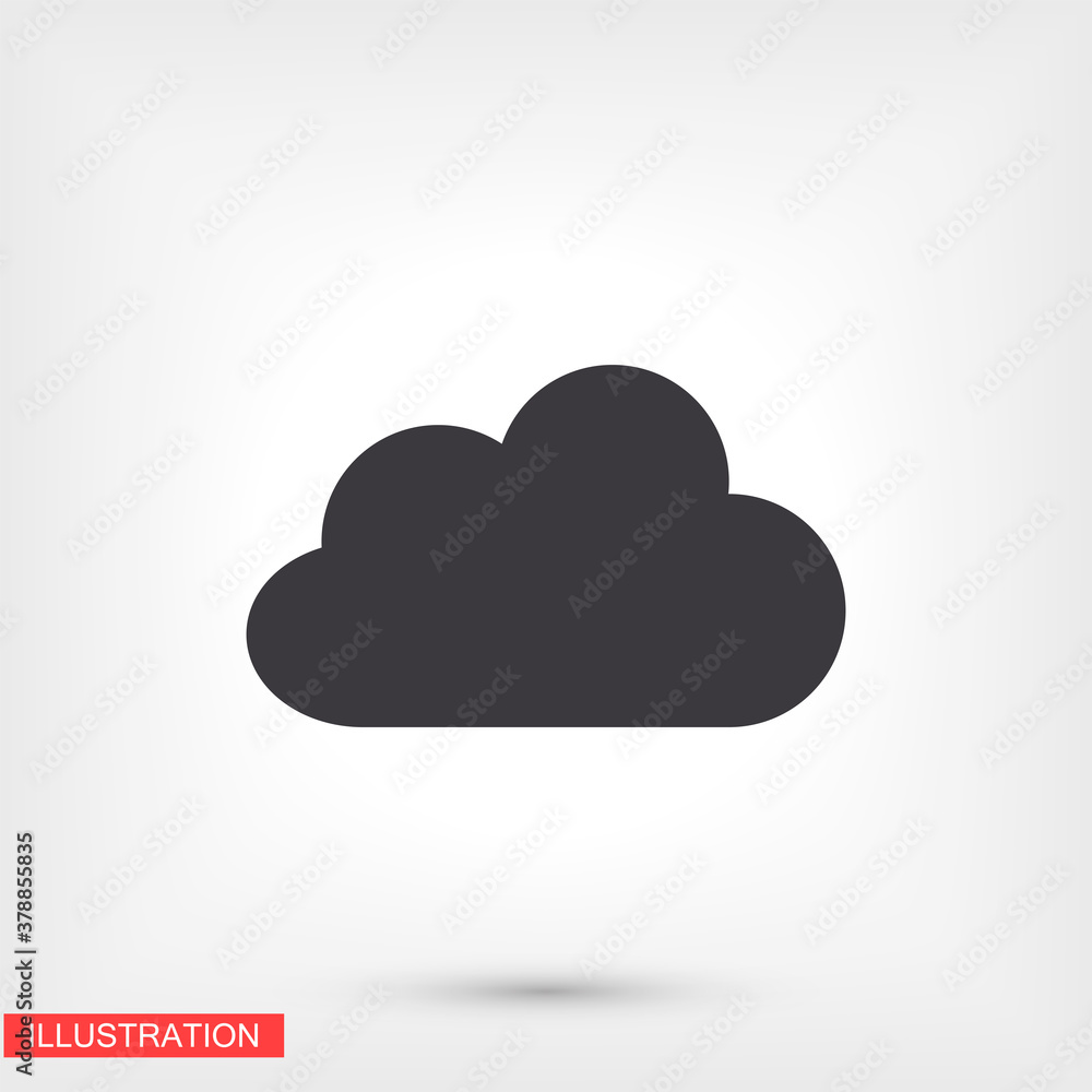 cloud icon. Vector Eps 10. Lorem Ipsum Flat Design м cloud icon. Vector Eps 10. Lorem Ipsum Flat Design м
