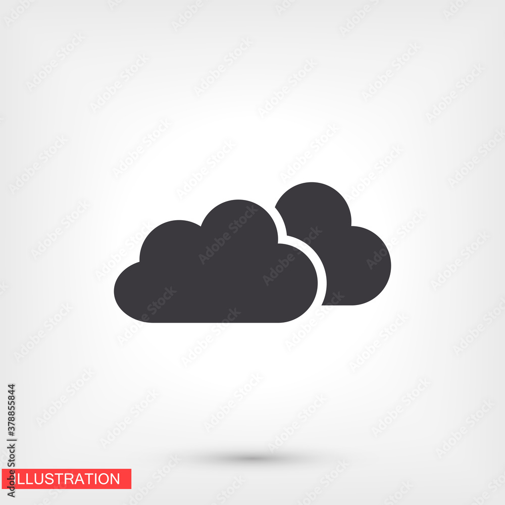 cloud icon. Vector Eps 10. Lorem Ipsum Flat Design м cloud icon. Vector Eps 10. Lorem Ipsum Flat Design м