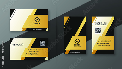 black-white-golden-modern-business-card-design