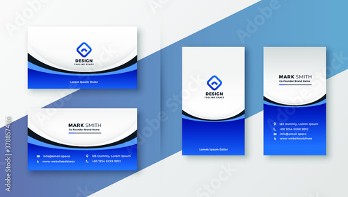 blue-wavy-business-card-professional-template-design.