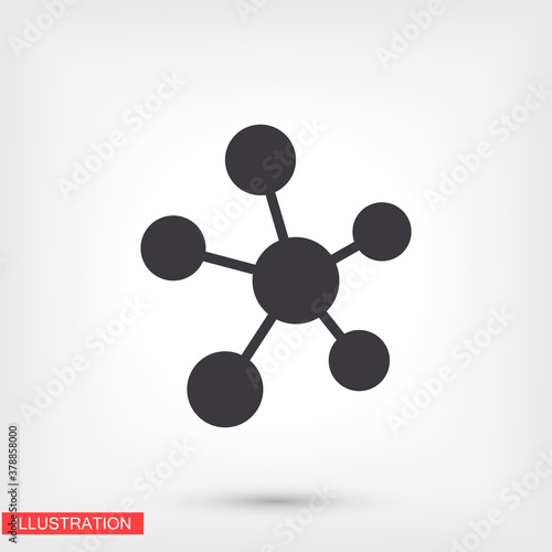Social network single icon isolated on background. Social network single website design, Social network single app, logo, power user interface. Editable stroke. Eps 10 power