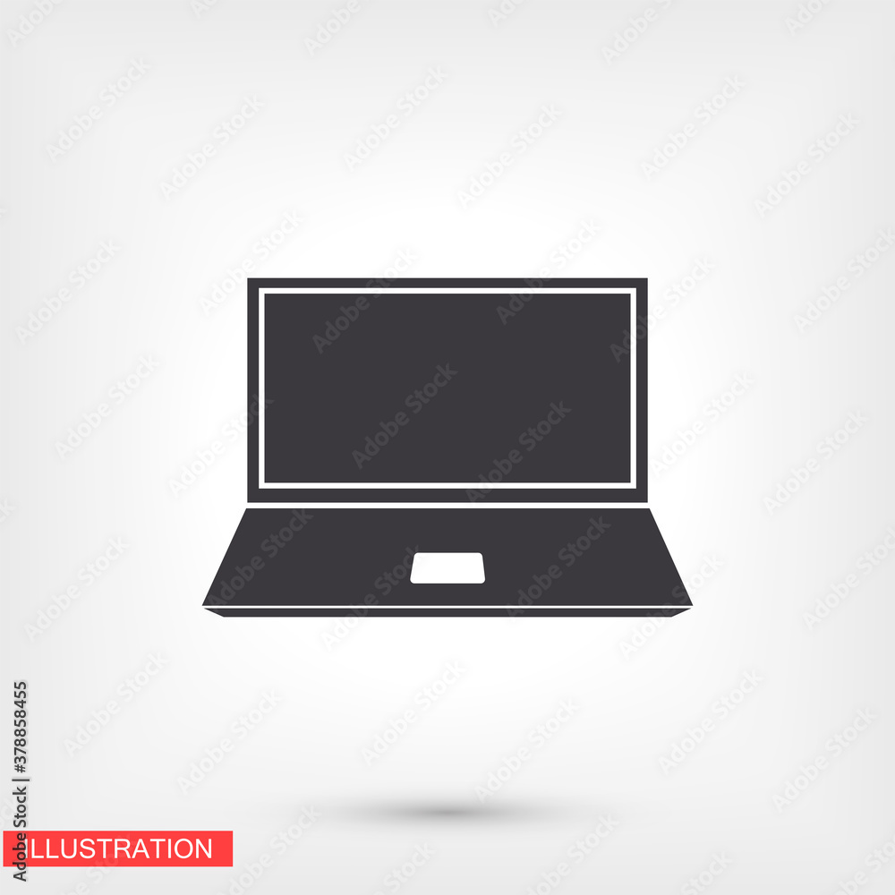 laptop vector icon . Lorem Ipsum Flat Design laptop vector icon . Lorem Ipsum Flat Design