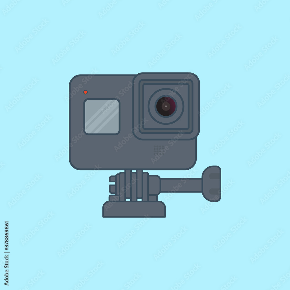 Action camera vector icon illustration Action camera vector icon illustration