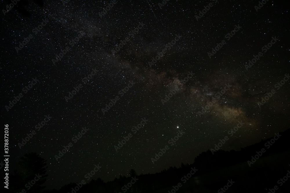 Stars and milky way at otter lake Michigan upper peninsular Stars and milky way at otter lake Michigan upper peninsular