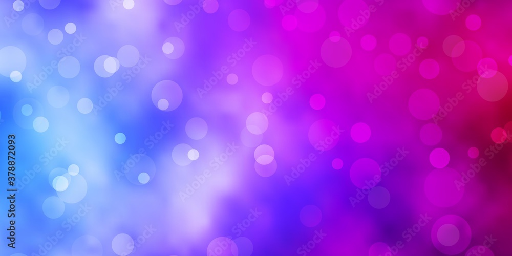 Light Blue, Red vector background with circles. Glitter abstract illustration with colorful drops. Pattern for business ads. Light Blue, Red vector background with circles. Glitter abstract illustration with colorful drops. Pattern for business ads.