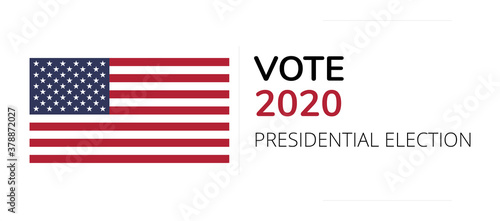 vote 2020 flag of America s...
