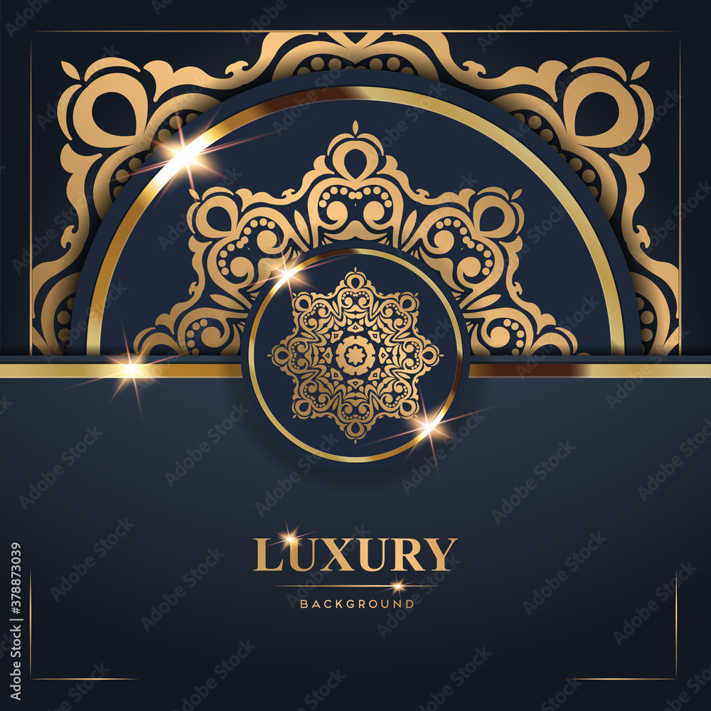 Luxury golden mandala background Free Vector
