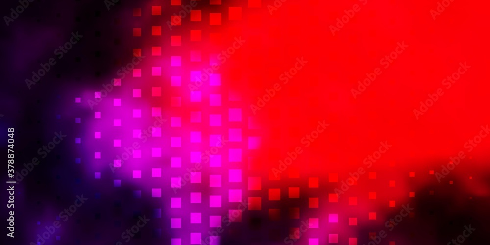 Dark Pink, Red vector texture in rectangular style. Modern design with rectangles in abstract style. Pattern for commercials, ads.