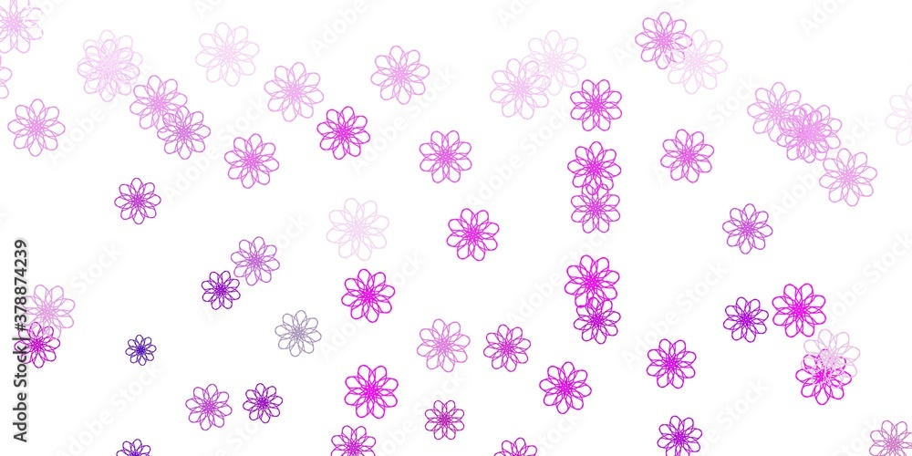 Light Purple vector natural backdrop with flowers. Light Purple vector natural backdrop with flowers.