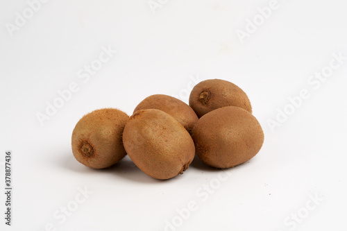 food kiwi on a white background