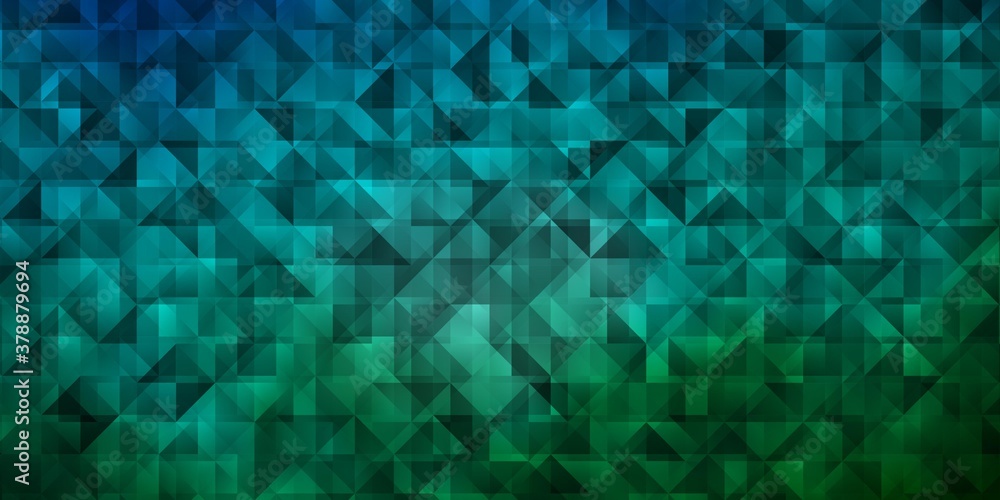 Light Blue, Green vector background with triangles. Light Blue, Green vector background with triangles.