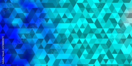 Light BLUE vector background with polygonal style.