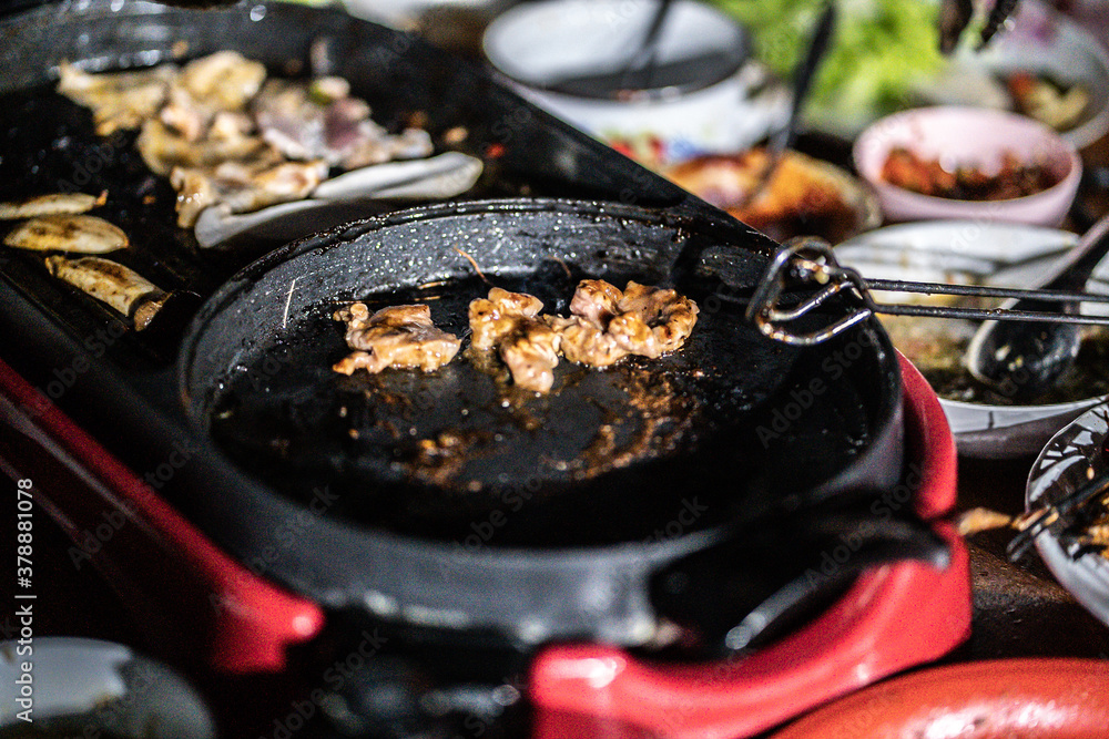 korean style pork bbq, Grilled Pork Stock Photo | Adobe Stock