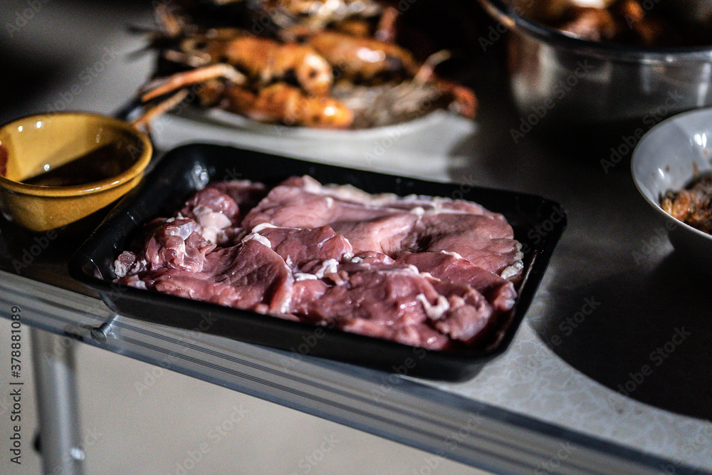 korean style pork bbq, Grilled Pork Stock Photo | Adobe Stock