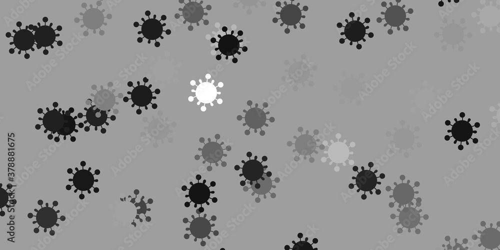 Light gray vector texture with disease symbols. Light gray vector texture with disease symbols.
