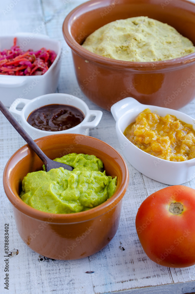 Hamburguer vegano de grão de bico Hamburguer vegano de grão de bico