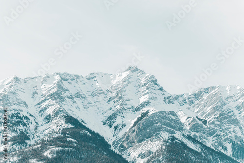 snow covered mountains © semi