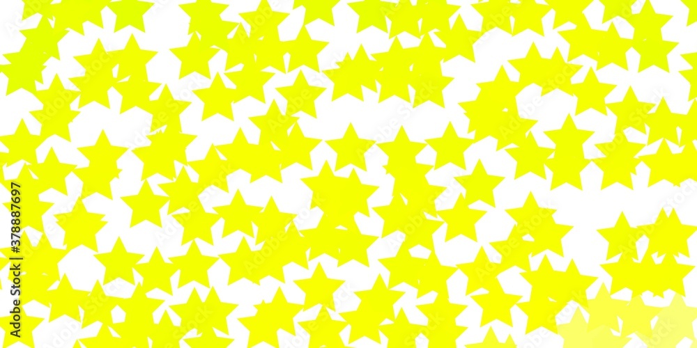 Light Green, Yellow vector pattern with abstract stars. Colorful illustration with abstract gradient stars. Theme for cell phones. Light Green, Yellow vector pattern with abstract stars. Colorful illustration with abstract gradient stars. Theme for cell phones.