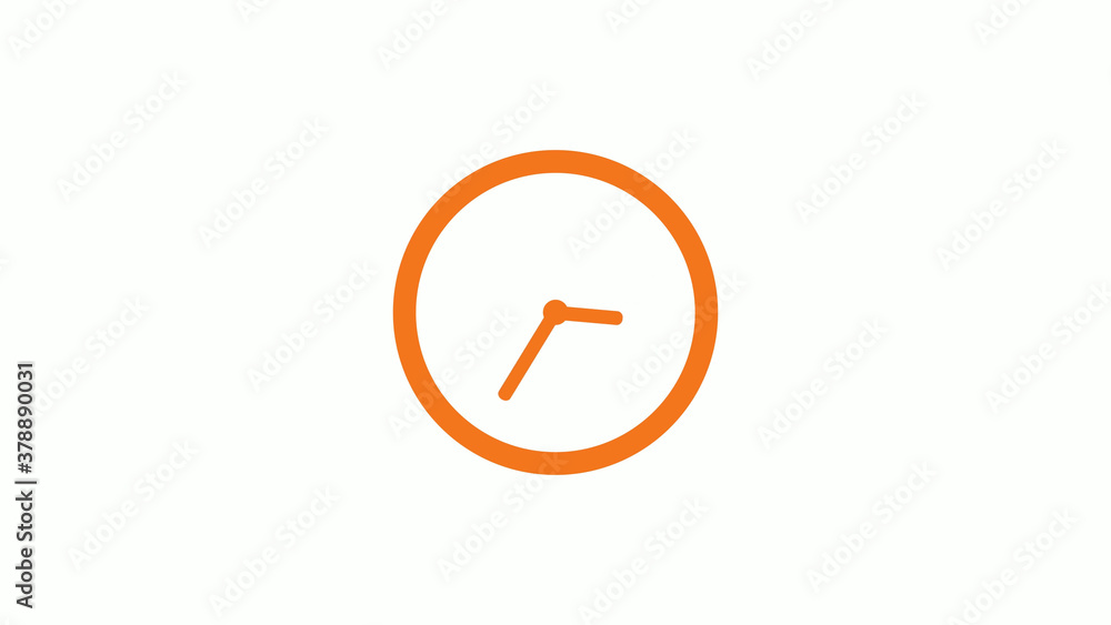 Amazing brown color circle 12 hours counting down clock icon on white background,clock icon Amazing brown color circle 12 hours counting down clock icon on white background,clock icon