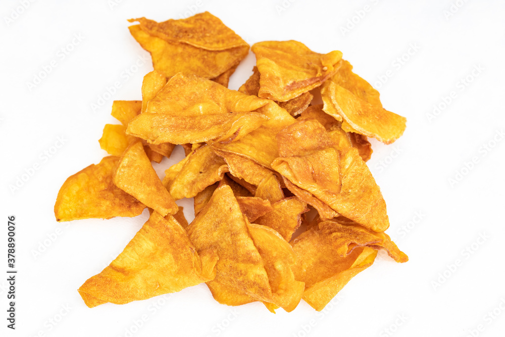 Golden crispy cheese ground melon slices Golden crispy cheese ground melon slices