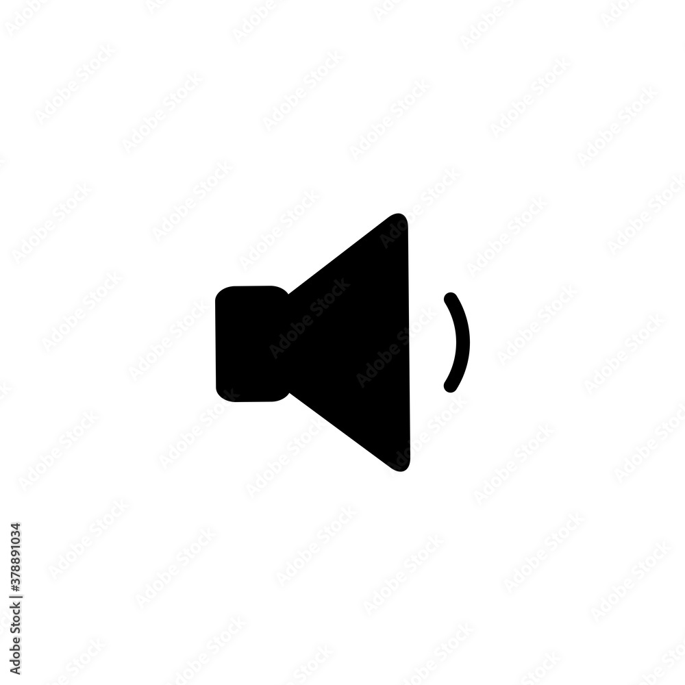 Speaker Icon Design Vector Template Illustration