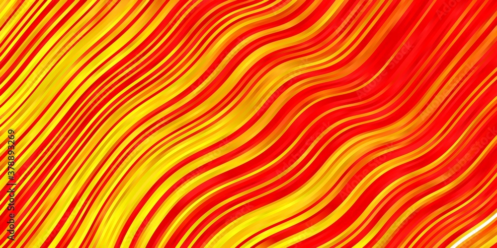 Light Red, Yellow vector background with lines. Abstract gradient illustration with wry lines. Pattern for websites, landing pages. Light Red, Yellow vector background with lines. Abstract gradient illustration with wry lines. Pattern for websites, landing pages.