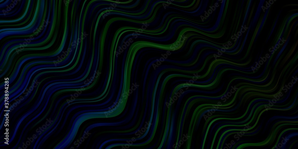 Light Blue, Green vector pattern with wry lines. Illustration in halftone style with gradient curves. Pattern for ads, commercials. Light Blue, Green vector pattern with wry lines. Illustration in halftone style with gradient curves. Pattern for ads, commercials.