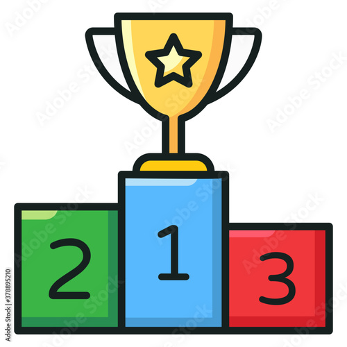 Winner Podium 