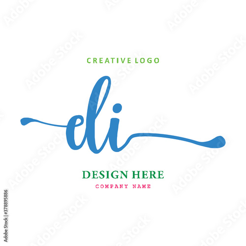 logo letter DI. simple, elegant, easy to understand and authoritative